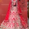 Red Silk Designer Bridal Lehenga Choli