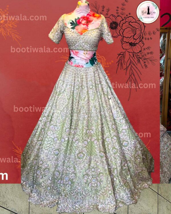 Sequin Lehenga Inspire by Tarun Tahiliani