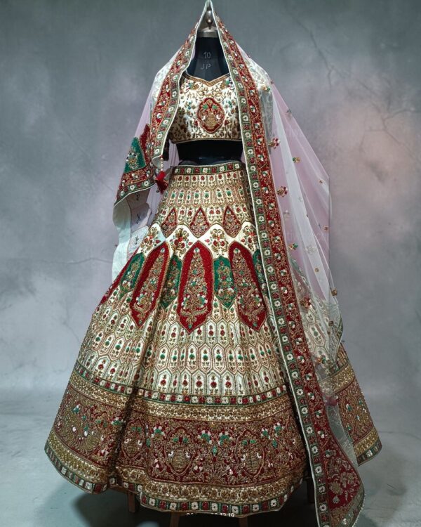 Red Silk Party Wear Lehenga Choli