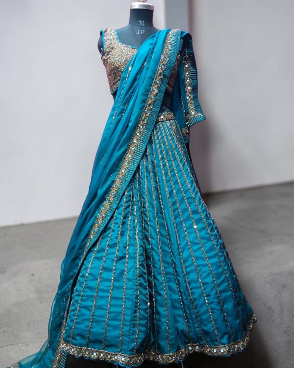 Purple Party Wear Designer Lehenga Choli