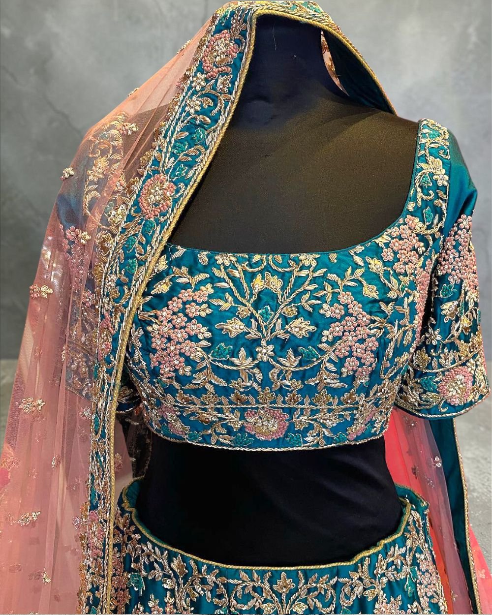 Obmre Silk Hand Emblished Designer Lehenga Choli Set (Copy) (Copy) (Copy) (Copy) (Copy) (Copy) (Copy)