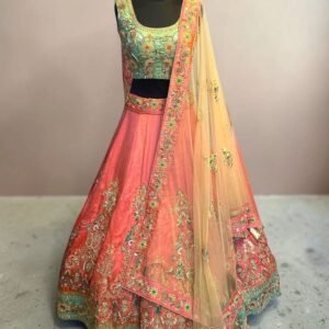 Obmre Silk Hand Emblished Designer Lehenga Choli Set (Copy) (Copy) (Copy) (Copy)