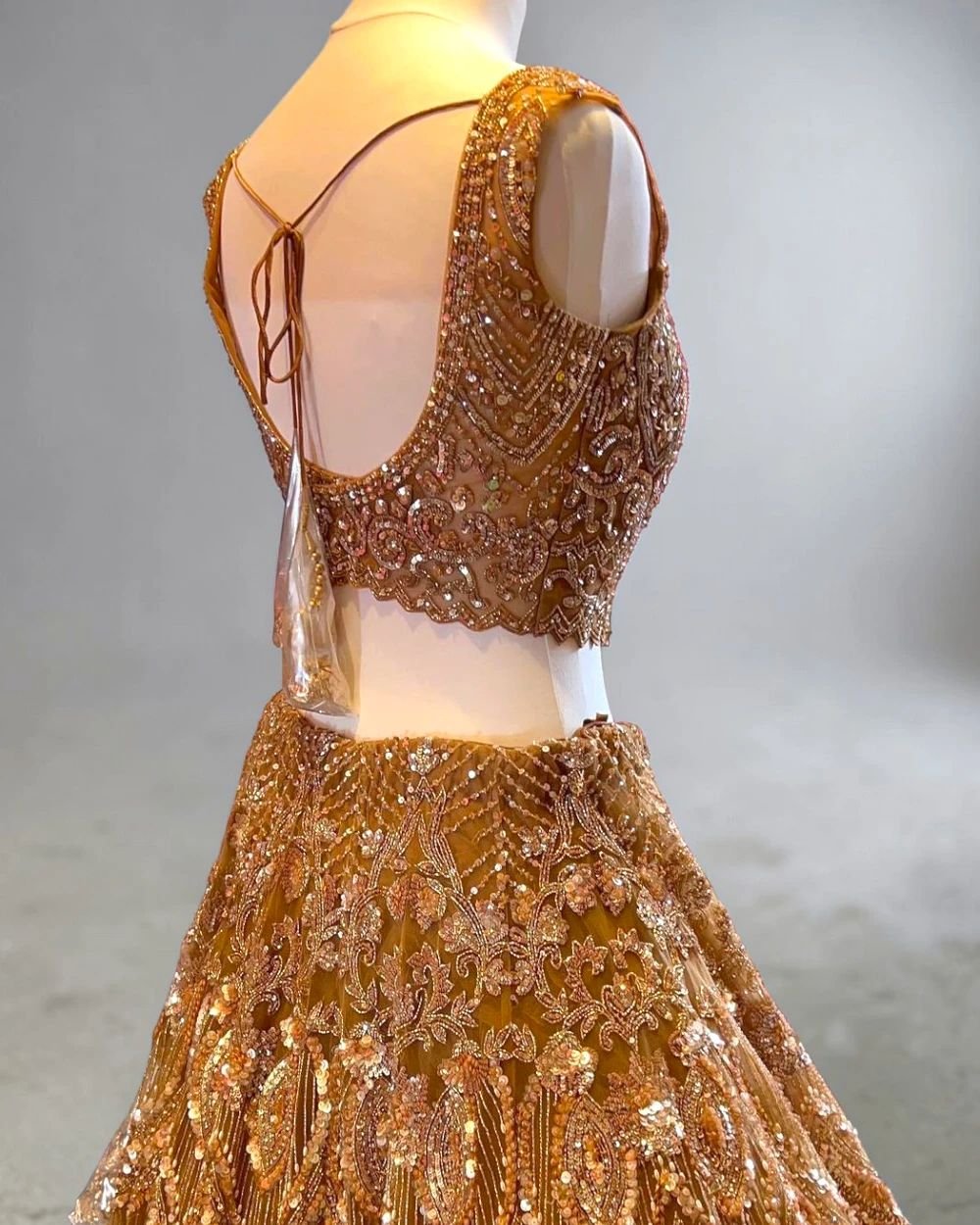 Party Wear Floral Sequins work Lehenga Choli Set