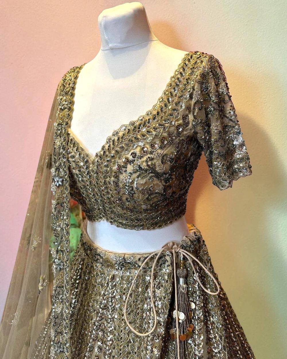 Party Wear Sequins work Lehenga Choli Set