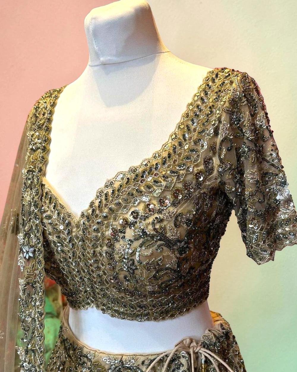 Party Wear Sequins work Lehenga Choli Set